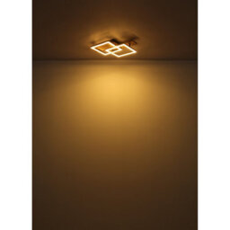 Luminosa Lighting Luminosa Jeffry Integrated Led Semi Flush Ceiling Light Matt Black Led 3000K - thumbnail 5
