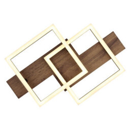 Luminosa Lighting Luminosa Jeffry Integrated Led Semi Flush Ceiling Light Matt Black Led 3000K - thumbnail 4