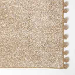 Homescapes Tufted Natural 100% Cotton Bath Mat With Pom Pom Edges 50 X 80 Cm - thumbnail 2