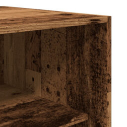 Berkfield Wardrobe Old Wood 100X50X200 Cm Engineered Wood - thumbnail 7