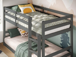 Flair Shasha Low Wooden Bunk Bed - Grey - thumbnail 4