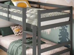 Flair Shasha Low Wooden Bunk Bed - Grey - thumbnail 5