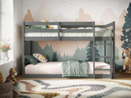 Flair Shasha Low Wooden Bunk Bed - Grey - thumbnail 2