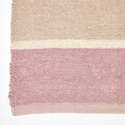 Homescapes Cotton Chenille Striped Rug Blue Beige Purple Grey Natural, 90 X 150 Cm - thumbnail 3