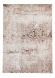 Beige/silver Abstract Rug, Easy To Clean Rug With 1Cm Thickness, Modern Rug For Bedroom, & Dining Room-120Cm X 170Cm - thumbnail 1