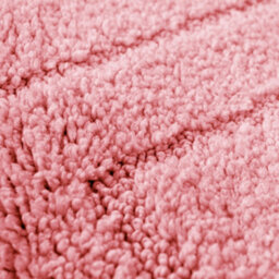 Allure Bath Fashions Two Piece Non-Slip Bath Mat And Pedestal Mat Set - Blush Pink - thumbnail 2