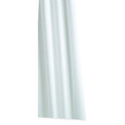 Croydex Plain White Textile Shower Curtain - Af159022 - thumbnail 1