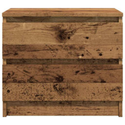 Berkfield Bedside Cabinets 2 Pcs Old Wood 50X40X43.5 Cm Engineered Wood - thumbnail 5