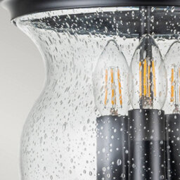 Luminosa Lighting Luminosa Pickering Lane 3 Light Lanterns Pendant Ceiling Light, Black - thumbnail 5