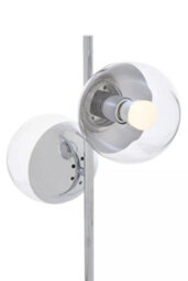 Orsina Versatile Chrome Finish Two Shade Table Lamp, Minimalist Design Bedside Lamp, Handcrafted Lamp On A Table - thumbnail 7