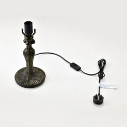 "Belofay Stained Glass Handmade Peacock Tiffany Vintage Bedside Table Lamps For Living Room 12"" Wide, 18"" Height" - thumbnail 7