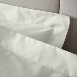 Bianca Fine Linens 180 Thread Count Egyptian Cotton Oxford 50X75Cm + Border Pillow Case With Envelope Closure Cream - thumbnail 2