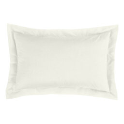 Bianca Fine Linens 180 Thread Count Egyptian Cotton Oxford 50X75Cm + Border Pillow Case With Envelope Closure Cream - thumbnail 4