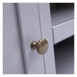 Cabinet Bits Rocca Grey 2 Door Tv Cabinet Brass Knob - thumbnail 5