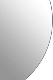 Orsina Large Round Black Wall Mirror, Slim Frame Decorative Mirror, Modern Circle Reflector, Framed Accent Piece - thumbnail 4