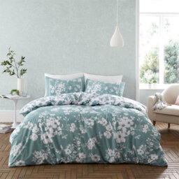 Gc Gaveno Cavailia Floral World Duvet Cover Bedding Set Green Double 3Pc With Reversible Botanical Printed Bedding Set - thumbnail 1