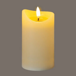 Luxe  Collection  Natural  Glow  2.75X5  Cream  Melted  Led  Candle - thumbnail 2