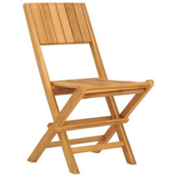 Berkfield Folding Garden Chairs 4 Pcs 47X61X90 Cm Solid Wood Teak - thumbnail 3