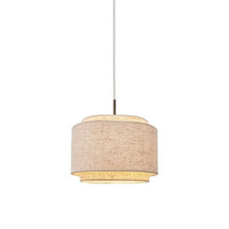 Nordlux Takai Indoor Pendant Light Beige Textile E27 Retro - Mains Powered, Ip20 - thumbnail 3