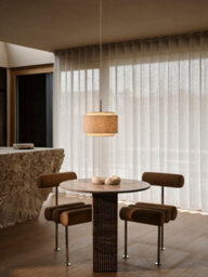 Nordlux Takai Indoor Pendant Light Beige Textile E27 Retro - Mains Powered, Ip20 - thumbnail 7