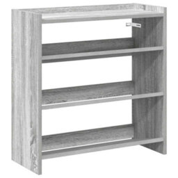 Berkfield Shoe Rack Grey Sonoma 60X25X62 Cm Engineered Wood - thumbnail 2