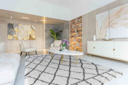 Moroccan Berber Shaggy Rugs Living Room Diamond Design Dark Cream 80X150 Cm