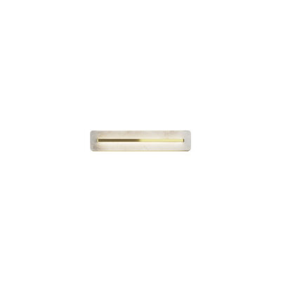 Luminosa Lighting Luminosa Albatre Modern 40Cm Integrated Led Wall Lamp Brass 3000K 150Lm White Shade - image 1