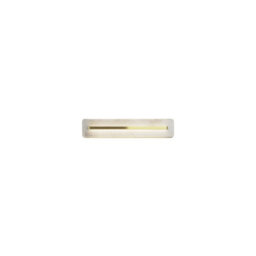 Luminosa Lighting Luminosa Albatre Modern 40Cm Integrated Led Wall Lamp Brass 3000K 150Lm White Shade - thumbnail 1