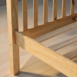 Rest Relax 3Ft Single 3-Piece Solid Pine Bed Set With Memory Foam Sprung Mattress & 1 Pillow - thumbnail 2
