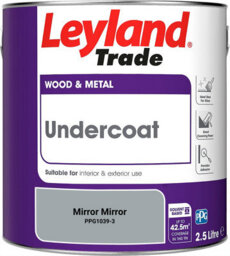 Leyland Trade Wood & Metal Undercoat Paint Mirror Mirror (Ppg1039-3) 2.5L - thumbnail 2