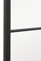 Mirroroutlet The Genestra Black Modern Window Garden Wall Mirror 150Cm X 60Cm - thumbnail 5