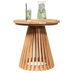 Berkfield Garden Side Table Brown 50 X 50 X 49.5 Cm Solid Teak Wood - thumbnail 3