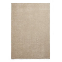 Beige Plain Shaggy Rug, 17mm Thickness Stain-Resistant Rug, Modern Rug For Bedroom, & Dining Room-160Cm X 230Cm - thumbnail 1