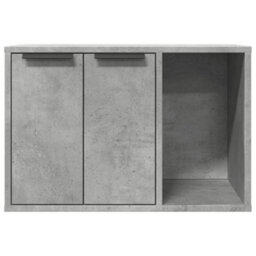Vidaxl Cat Litter Box Enclosure Concrete Grey 60X40X40 Cm Engineered Wood - thumbnail 5