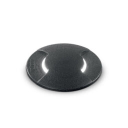 Ideal Lux Luminosa Way 16Cm Round 2 Direction Outdoor Recessed Ground Light Black 1X Gx53 Ip67 - thumbnail 1