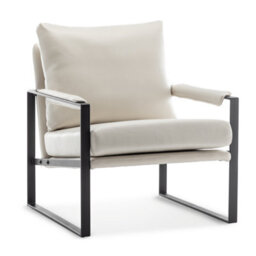 Fabric Cream Graziana Accent Chair - thumbnail 3