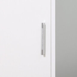 Kleankin Tall Mirrored Bathroom Cabinet With Adjustable Shelf White - thumbnail 8