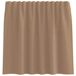 Berkfield Voile Curtains With Rod Pockets 2 Pcs Light Brown - thumbnail 4