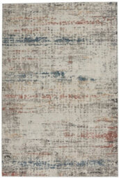 Grey/multi Rug, Abstract Anti-Shed Rug, 10mm Thickness Luxurious Modern Rug For Bedroom, & Dining Room-120Cm X 180Cm - thumbnail 1