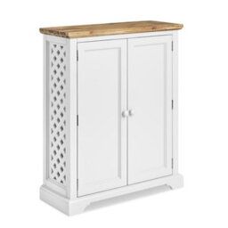 Statement Furniture Florence Shoe Storage Cabinet Wooden Shoe Rack - White - thumbnail 7