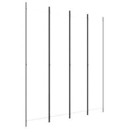 Walplus 4-Panel Room Divider White 200X220 Cm Fabric - thumbnail 2