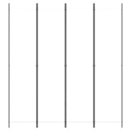 Walplus 4-Panel Room Divider White 200X220 Cm Fabric - thumbnail 3