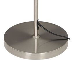 GoodHome Willet Satin Silver Effect Floor Lamp Base - thumbnail 6