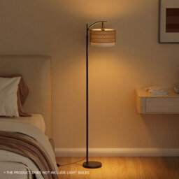 Thehotsale Height Adjustable Arc Farmhouse Floor Lamp With Foot Switch - thumbnail 2