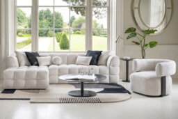 My Furniture Berlin Left Hand Corner Sofa - Large Light Taupe Chenille 285 Cm X 165 Cm 71 Cm - thumbnail 2
