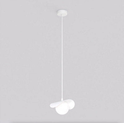 Emibig Lighting Emibig Ritual Pendant Lamp 1 X G9 White With White Shade - image 1