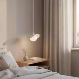 Emibig Lighting Emibig Ritual Pendant Lamp 1 X G9 White With White Shade - thumbnail 3