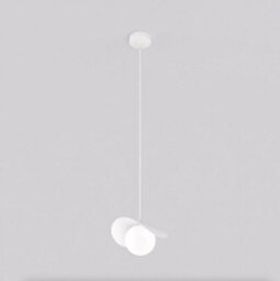 Emibig Lighting Emibig Ritual Pendant Lamp 1 X G9 White With White Shade - thumbnail 2