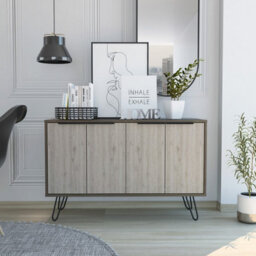 Core Products Nevada Large Smoked Oak Sideboard With 4 Doors, H75.6Cm X W117.0Cm X D38.0Cm - thumbnail 8