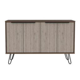 Core Products Nevada Large Smoked Oak Sideboard With 4 Doors, H75.6Cm X W117.0Cm X D38.0Cm - thumbnail 2